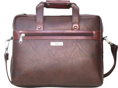 

ENCORE LUGGAGE ENCORE OFS 18 BROWN Medium Briefcase - For Men & Women(BROWN)
