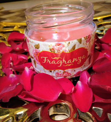 

Fragranza vanilla strong Candle(Pink, Pack of 1)