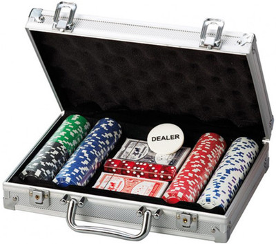 

Shape n Style 200 Piece Poker Chip Set with Denominations(Multicolor)