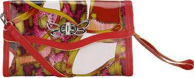 

BlackBird Casual Red, Pink Clutch, Pink;red