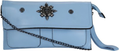 

Jolie Casual Blue Clutch