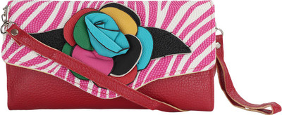 BlackBird Casual Red, Pink Clutch, Pink;red