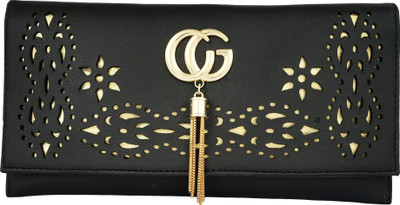 

HUSSIE Casual Black Clutch
