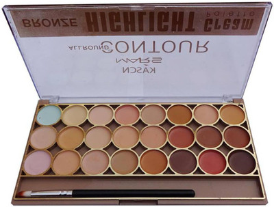 

KASCN 24 MULTI SHADED MARS CONTOUR, HIGHLIGHTER, CONCEALER, BRONZER PALETTE FOR ALL SKIN TONE Concealer(MULTICOLOR)