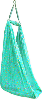 

Younique Baby Cradle Swing with Mosquito Net and Spring Set – Turquoise Green Cotton Swing(Green)