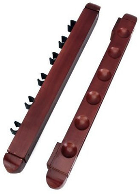 

Laxmi Ganesh Billiard STAND Billiard Pool Wall Mount Hanging 6 Cue Sticks Wood Rack Holder for Snooker Pool, Snooker, Billiards Cue Stick(Wooden)