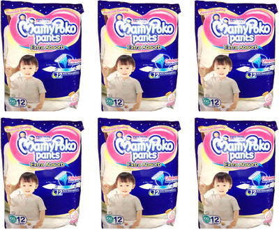

MamyPoko EXTRA ABSORB BABY DIAPER PANTS, SIZE XXL, FOR BABY WEIGHT 15-25 Kgs. - XXL(72 Pieces)
