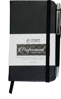 

Imagine Products Pocket-size Notebook(Ruled, Black, Pack of 2)