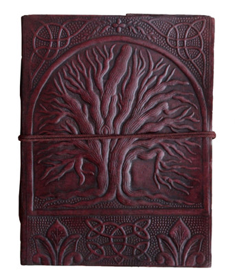 

Anshika International A5 Diary(Engraved Tree Diary, Brown)