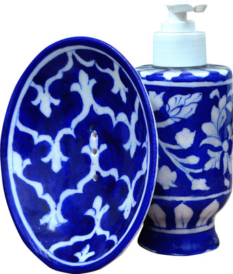 

om craft villa Ceramic Bathroom Set(Pack of 2)