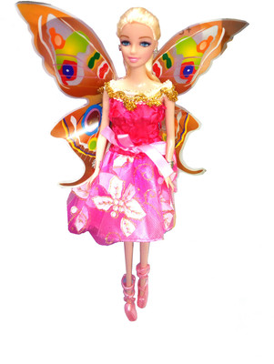 

TALKING GANESHA Beautiful Fashion Fairy Doll -can also be used as a Decoration for birthdays - Pink(Pink)