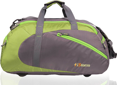 

Istorm Jet Duffel Parrot Green & Grey Travel Duffel Bag(Green, Grey)