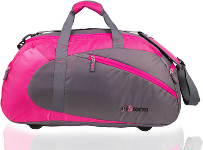 

Istorm Jet Duffel Pink & Grey Travel Duffel Bag(Pink, Grey), Grey;pink