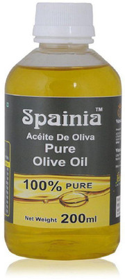 

Spainia Pure Olive Oil 200 ML Olive Oil Plastic Bottle(200 ml)