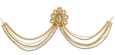 

Anuradha Art Jewellery Hair Brooch Hair Pin(Gold)
