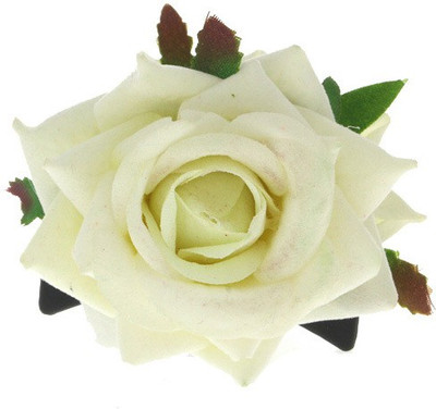 

Anuradha Art Jewellery Clutcher Back Pin(White)