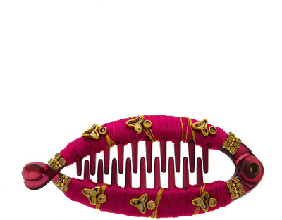 

Anuradha Art Jewellery Banana Clip Banana Clip(Pink)