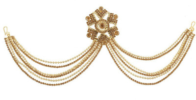 

Anuradha Art Jewellery Hair Brooch Hair Pin(Gold)