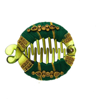 

Anuradha Art Jewellery Banana Clip Banana Clip(Green)