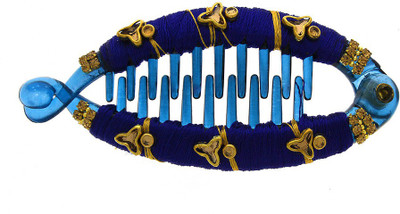 

Anuradha Art Jewellery Banana Clip Banana Clip(Blue)