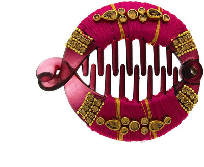 

Anuradha Art Jewellery Banana Clip Banana Clip(Pink)