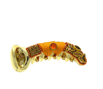 

Anuradha Art Jewellery Banana Clip Banana Clip(Orange)