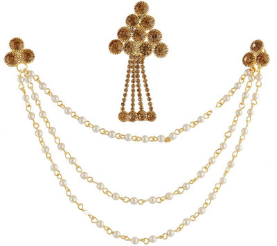 

Anuradha Art Jewellery Hair Brooch Hair Pin(Gold)