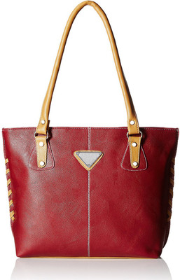 

Aisna Shoulder Bag(Maroon, Beige), Beige;maroon