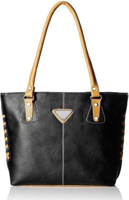 

Aisna Shoulder Bag(Black, Beige), Beige;black