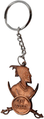 

Faynci Jay Bhavani Antique Brown Chatrapati Shivaji Maharaj Key Chain Key Chain