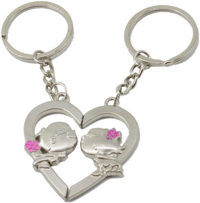

Faynci Fashion Love Heart Couple Key chain Key Chain