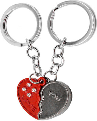 faynci High Quality Couple Souvenir with stone gift Key chain for Valentine Day Key Chain
