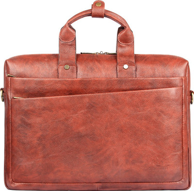 

The Clownfish 15.6 inch Laptop Messenger Bag(Brown), Cinnamon