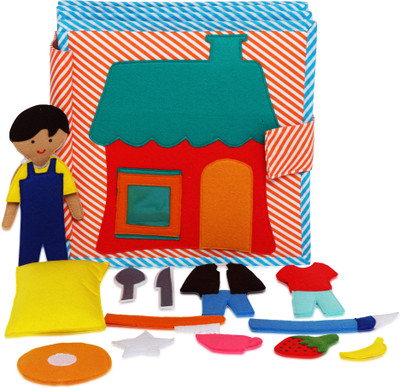 

cubs and calves OH BOY! - 8 PAGE QUIET BOOK/ BUSY BOOK/ FELT BOOK/ FABRIC BOOK(Multicolor)