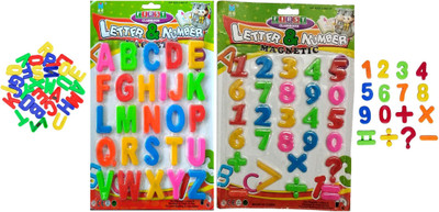 

Excel Super Fine Magnetic Alphabets & Numbers Combo(Multicolor)
