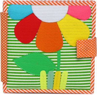 

cubs and calves NATURE - 8 Page Quiet Book / Busy Book/ Felt Book/ Fabric Book(Multicolor)