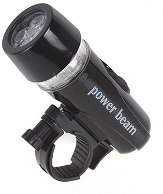 

Gubbarey Bike Bicycle 5 LED Power Beam Front Head Light Headlight Torch Safety Lamp LED Front Light(Black)