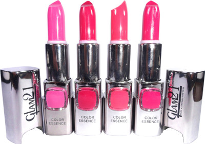 

Glam 21 Color Essence Lipsticks Set of 4(glam costa)