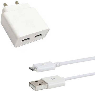 DAKRON Wall Charger Accessory Combo for Samsung Galaxy On Max(White)