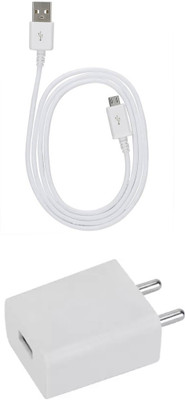 DAKRON Wall Charger Accessory Combo for Samsung Galaxy J7 Nxt(White)