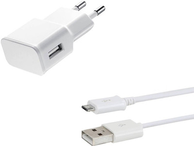 DAKRON Wall Charger Accessory Combo for Samsung Galaxy On Max(White)