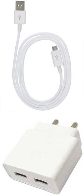 DAKRON Wall Charger Accessory Combo for Samsung Galaxy J7 Nxt(White)