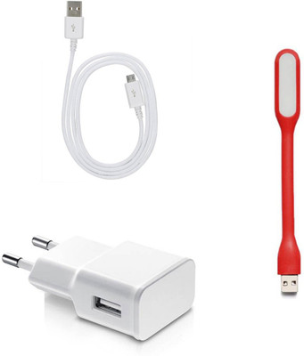 DAKRON Wall Charger Accessory Combo for Samsung Galaxy J7 Nxt(White)