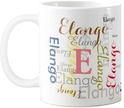 

Exoctic Silver Elango Ceramic Mug(330 ml), Multicolor