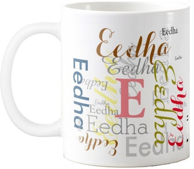 

Exoctic Silver Eedha Ceramic Mug(330 ml), Multicolor