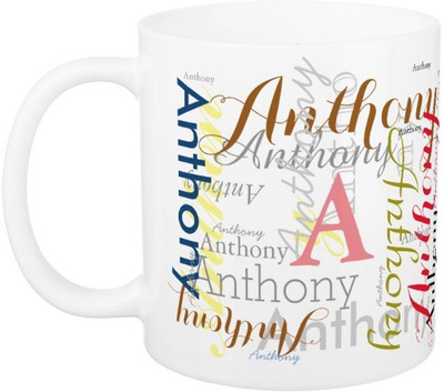 

Exoctic Silver ANTHONY Ceramic Mug(330 ml), Multicolor