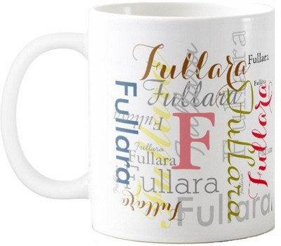 

Exoctic Silver Fullara Ceramic Mug(330 ml), Multicolor