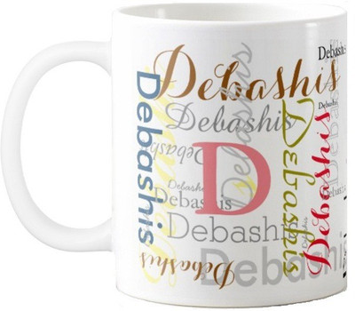 

Exoctic Silver Debashis Ceramic Mug(330 ml), Multicolor