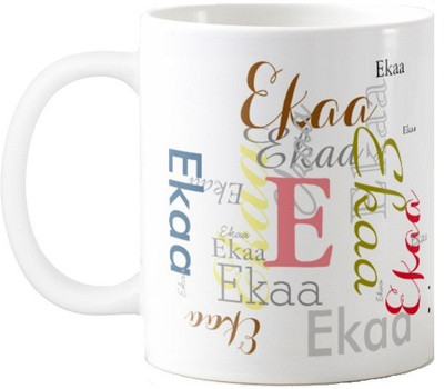 

Exoctic Silver Ekaa Ceramic Mug(330 ml), Multicolor