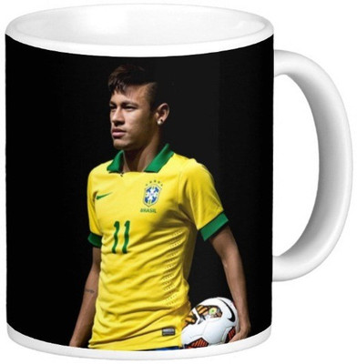 

Exoctic Silver Neymar Jr. Collection 007 Ceramic Mug(300 ml), Multicolor